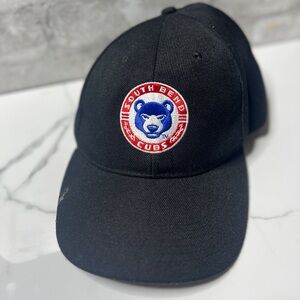 South Bend Cubs Black Cap with Bear Logo